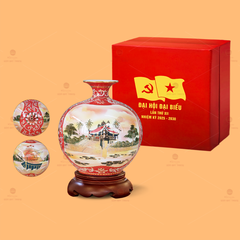 Bình Hút Lộc Nhị Cảnh Đồng Quê